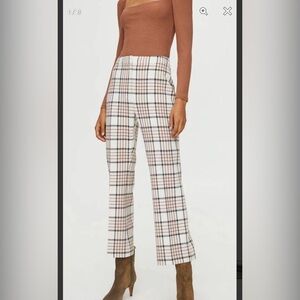 Wilfred Audrey plaid pants size 2